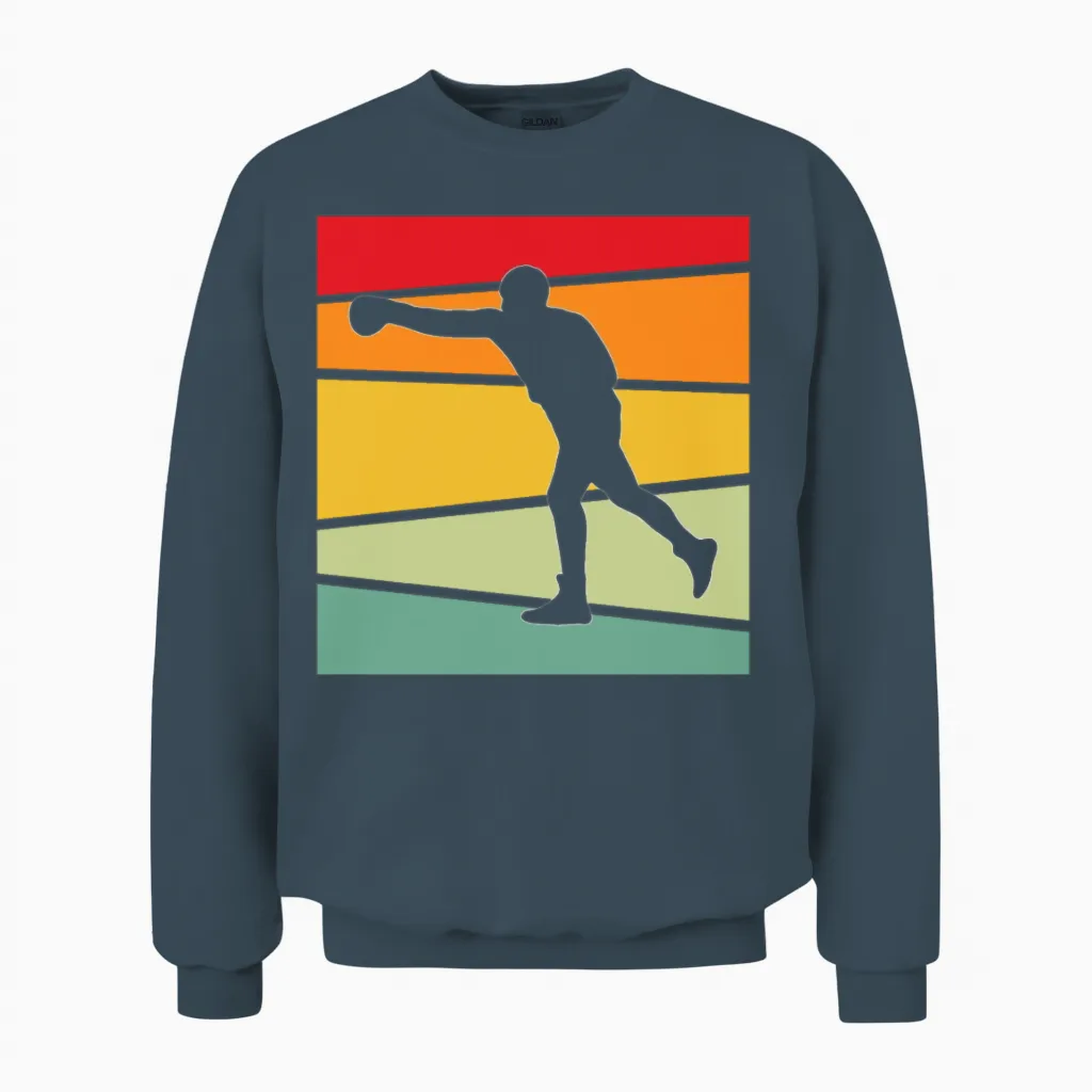 Boxing Retro & Mma Gift Unisex Sweatshirt in Dark Heather