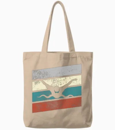 Parkour Retro Tote Bags - Natural