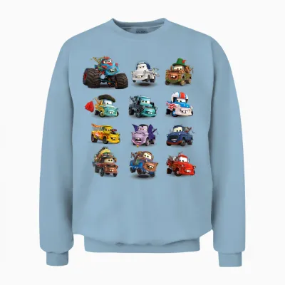 Disney and Pixar’s Cars Many Maters Unisex Sweatshirt - Light Blue