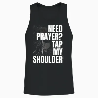 Need Prayer Design Unisex Tank Top - Black