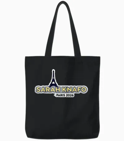 Sarah Knafo - Paris 2026 Tote Bags - Black