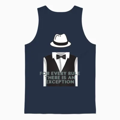 The Blacklist Raymond Reddington Quote for Every Unisex Tank Top - Navy