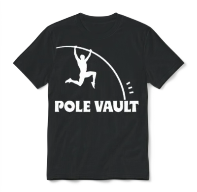 Pole Vault Unisex T-Shirt - Black