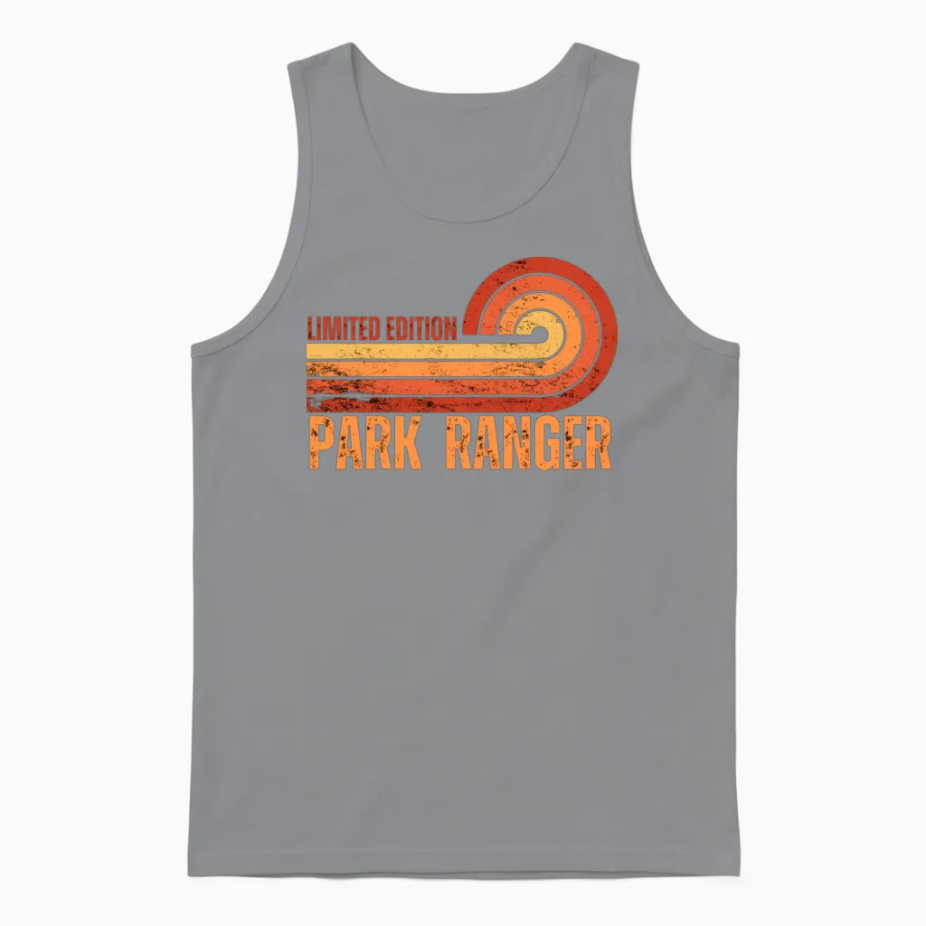 Park Ranger Vintage Retro Unisex Tank Top - Sport Grey