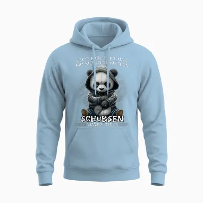 Heute Möchte Ich Was Mit Menschen Machen Schubsen Wäre Toll T-Shirt, Black Unisex Hoodie - Light Blue