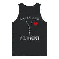 Zipper Club Alumni Open Heart Surgery Survivor Unisex Tank Top - Black – 1