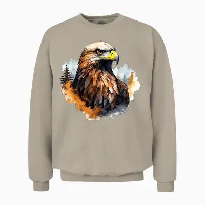 Steinadler Adler Falkner Jäger Natur Ornithologe Seeadler Unisex Sweatshirt - Sand