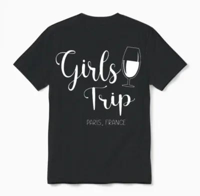 Girls Trip Funny Unisex T-Shirt - Black