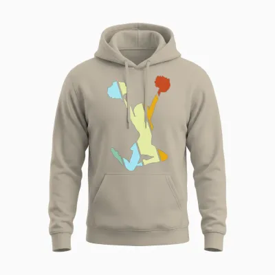 Cheerleading Retro Unisex Hoodie - Sand