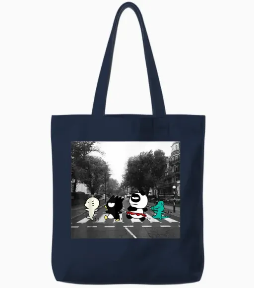 Badtz - Maru Crosswalk Tote Bags in Navy