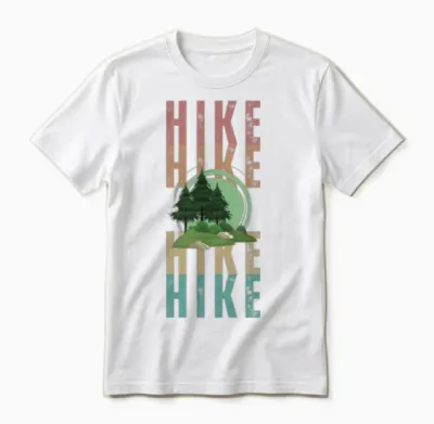 Hike Unisex T-Shirt - White