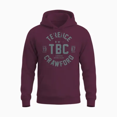 Tbc Terence Crawford Unisex Hoodie - Maroon