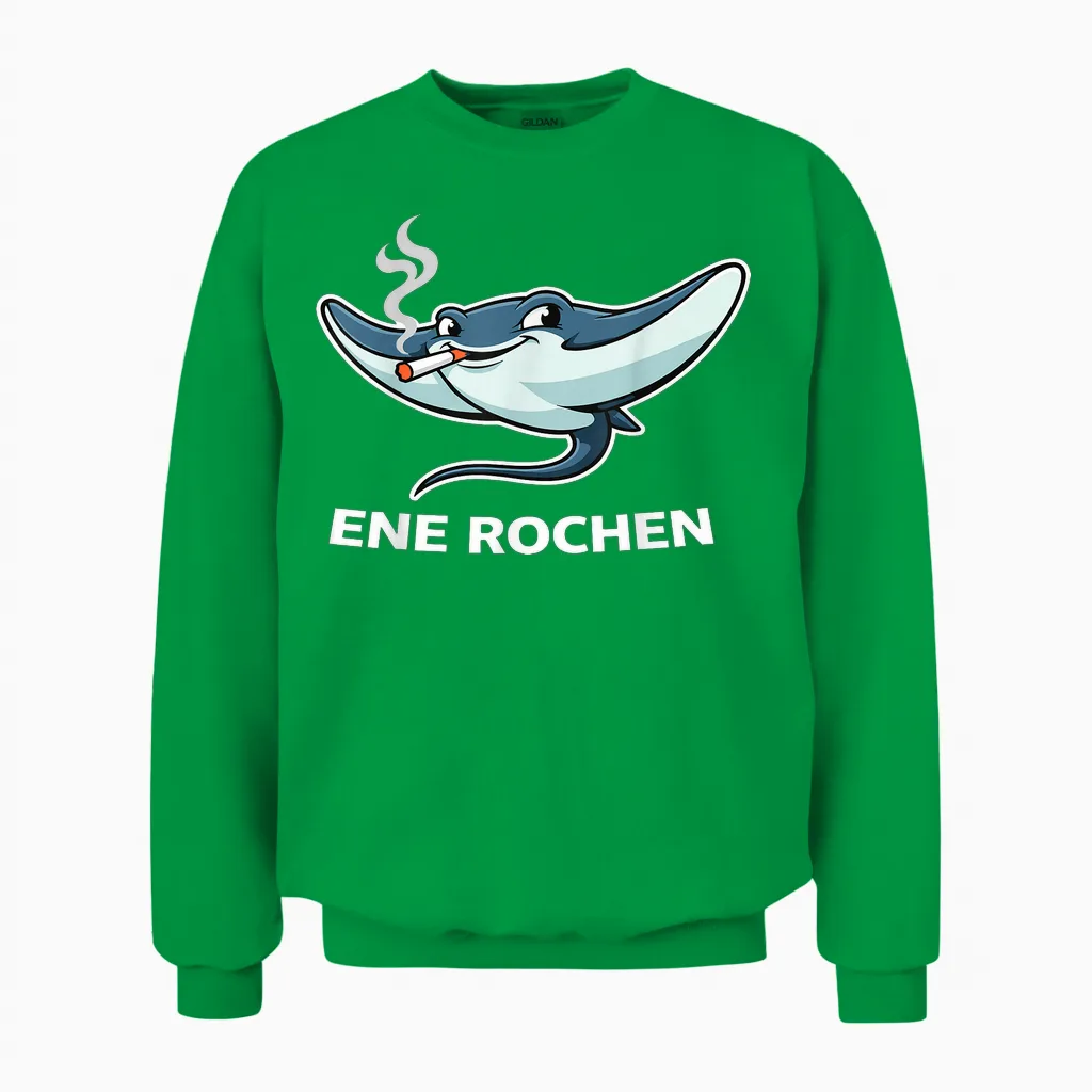 Ene Rochen Unisex Sweatshirt in Irish Green