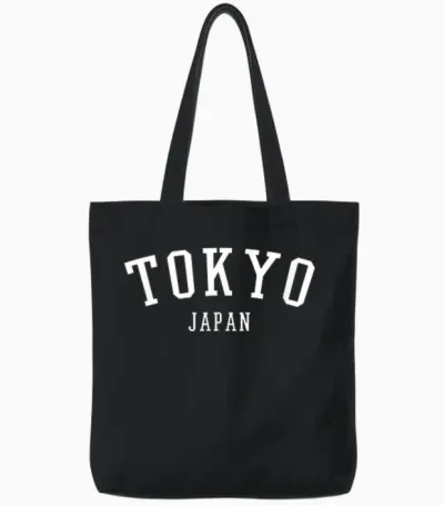 Tokyo, Japon Souvenir De Voyage Ville Populaire Tote Bags - Black