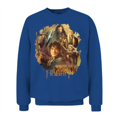 The Hobbit Characters Around Bilbo Baggins Unisex Sweatshirt - Royal