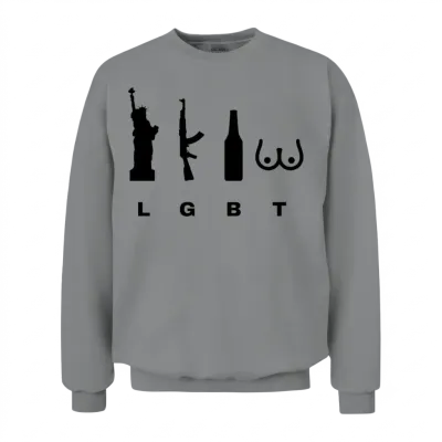 The True Meaning of the Word Lgbt Unisex Sweatshirt - Sport Grey