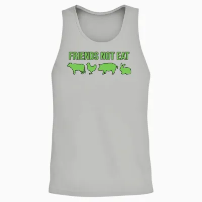 Animal Funny Saying Unisex Tank Top - Ash