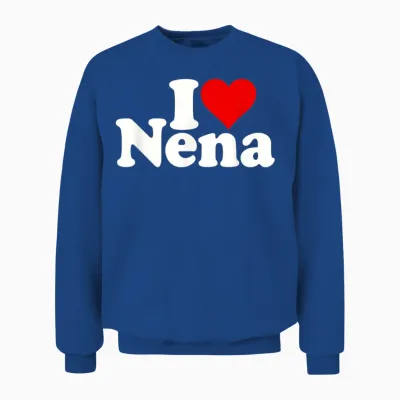 Ich Liebe Herz Nena Unisex Sweatshirt - Royal