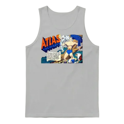 Atlas the Mighty Unisex Tank Top - Ash