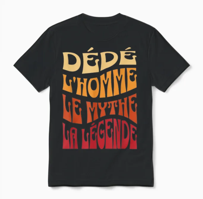 Dice Man Myth Legend Humor Name Custom Dedicated T-Shirt, Black, S Unisex T-Shirt in Black
