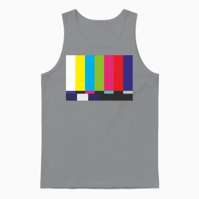 No Signal Retro Tv Vintage Unisex Tank Top - Sport Grey