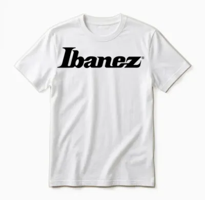Ibanez Black Unisex T-Shirt - White