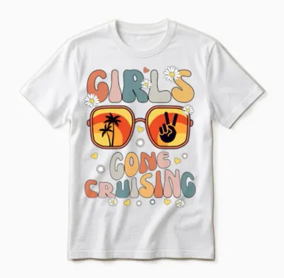 Girls Gone Cruising Unisex T-Shirt - White