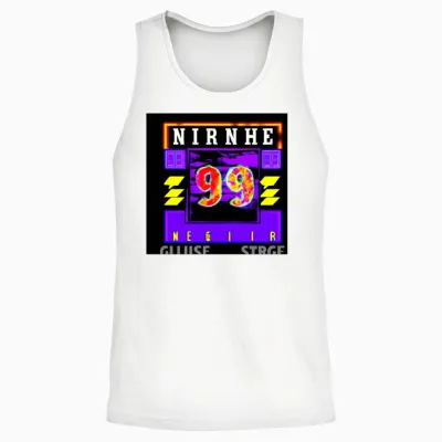 Retro Redux Unisex Tank Top - White