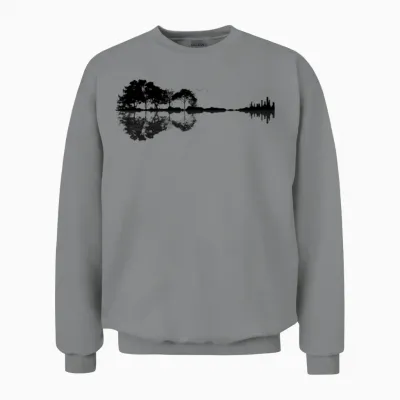 Nature Guitar Unisex Sweatshirt - Sport Grey