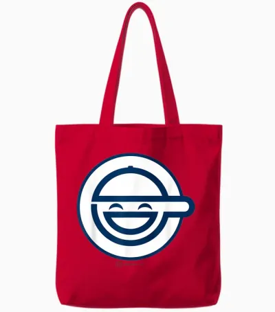 Ghost in the Shell Stand Alone Complex the Laughing Man Logo Tote Bags - Red