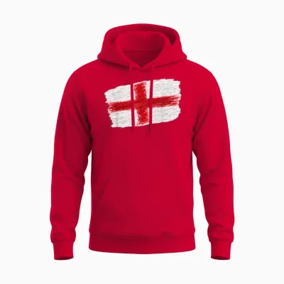 Fußball - England Fan Wm Unisex Hoodie - Red