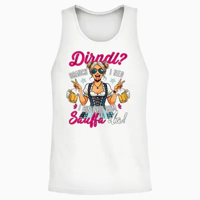 Passend Für Oktoberfest Outfit Damen Trachtenshirt Trachten Unisex Tank Top - White