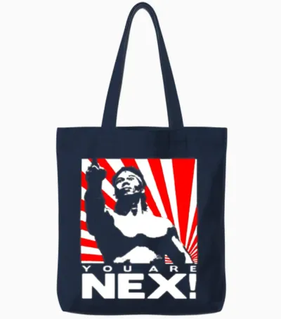 Bloodsport Bolo Yeung You Are Nex Tote Bags - Navy