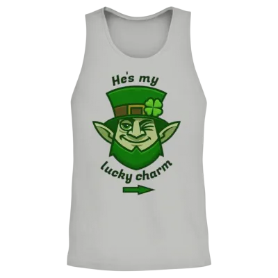 St. Patrick's Day Lucky Charm for Her Unisex Tank Top - Ash