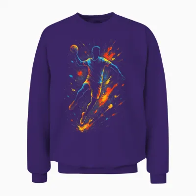 Handball Handballer Verein Sportler Trainer Unisex Sweatshirt - Purple