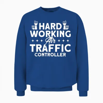Air Traffic Control Airport Gift Unisex Sweatshirt - Royal