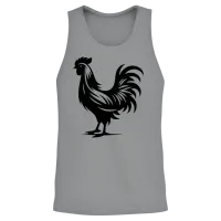 Cute Cock Pedigree Cock Large Plumage Unisex Tank Top - Sport Grey – 2