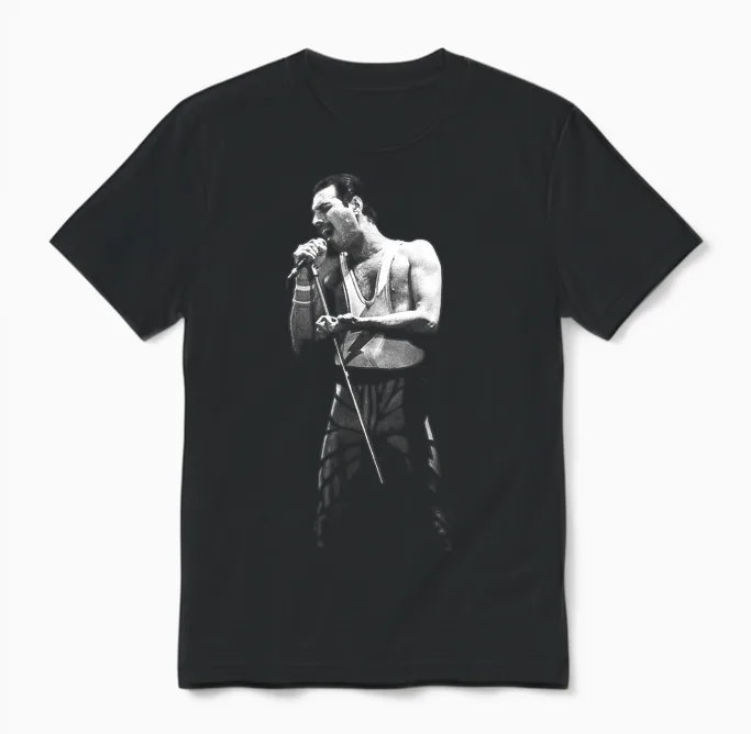 Visite Live the Works De Freddie Mercury Queen Au Nec Arena Unisex T-Shirt in Black