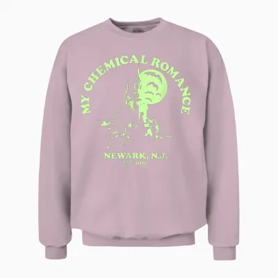 My Chemical Romance Haunted Castle Unisex Sweatshirt - Light Pink