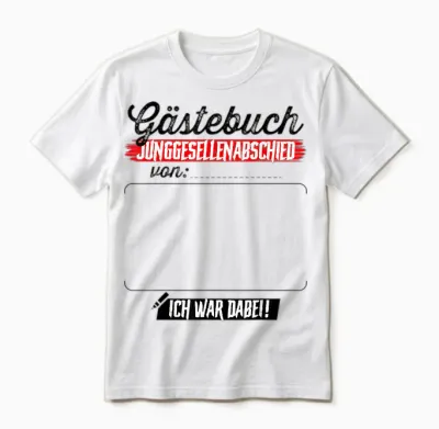 Junggesellenabschied Männer T-Shirt Bräutigam Poltern Jga Unisex T-Shirt - White