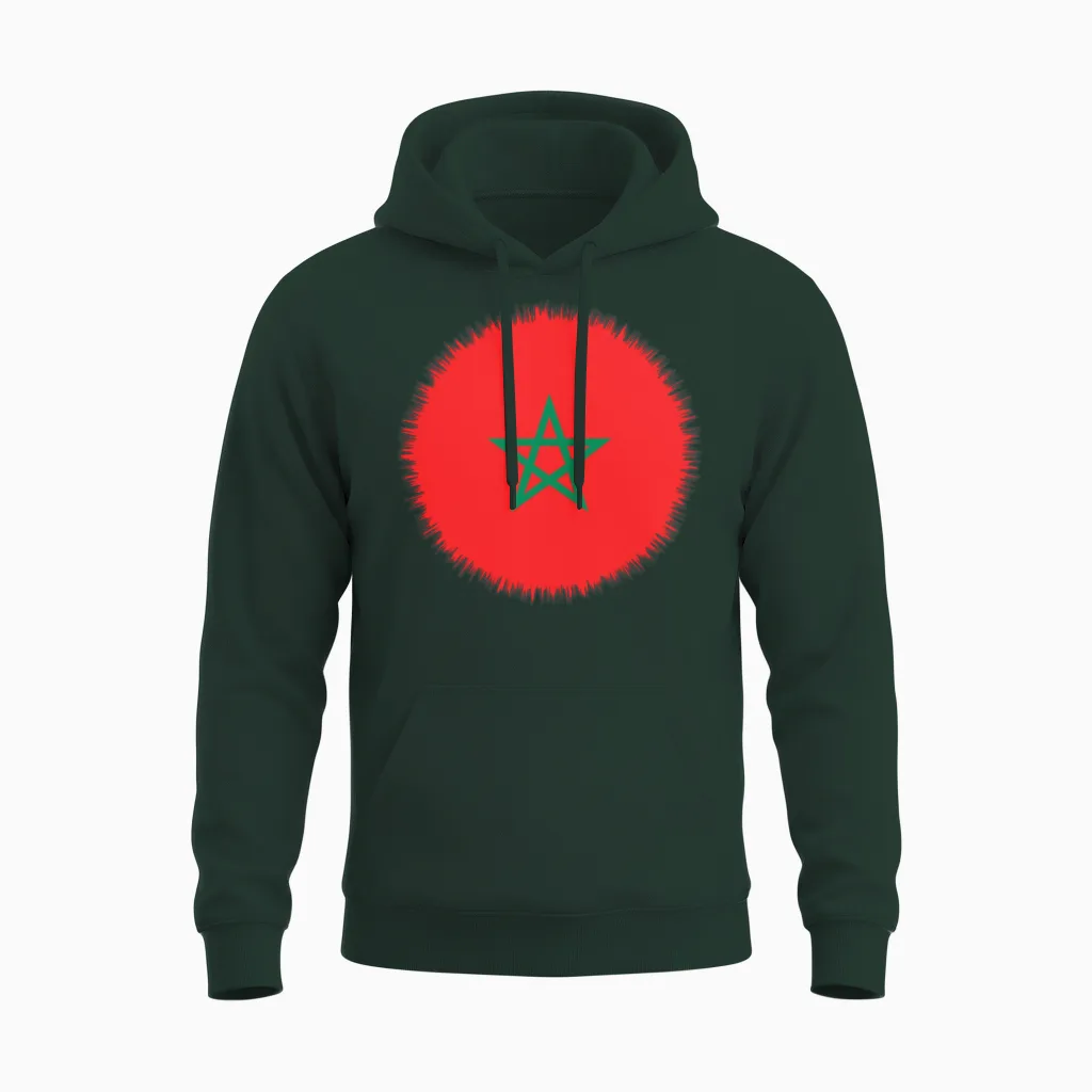 Maroc Unisex Hoodie in Forest