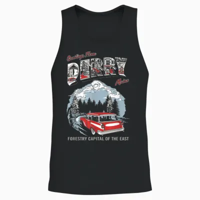 It: Welcome to Derry Greetings Tourist Horror Tv Show Unisex Tank Top - Black