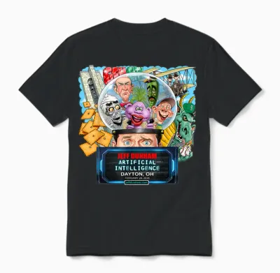 Jeff Dunham Dayton, Oh (2026) Unisex T-Shirt - Black