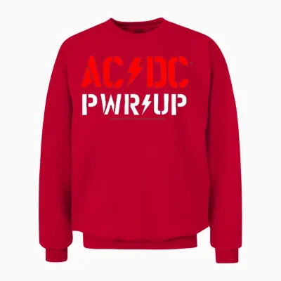 Ac/dc Pwr Up North American Tour Dates Back to 2025 Unisex Sweatshirt - Red
