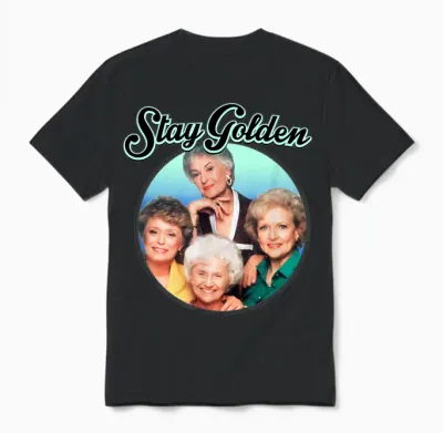 The Golden Girls - Stay Golden Unisex T-Shirt - Black