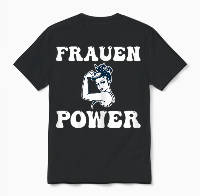 Women's Gift Women's Day World Women's Day Girlfriend T-Shirt, Black Unisex T-Shirt in Black