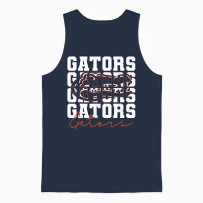 Gators Inspirational Design Gift for Men Women Girls Boys Unisex Tank Top - Navy
