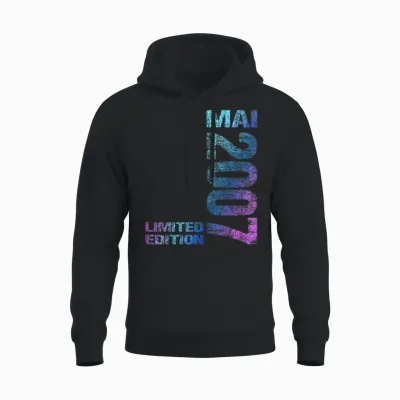 Mai 2007 Junge Mädchen 19. Geburtstag Limited Edition 19 Unisex Hoodie - Black