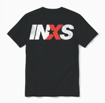 Inxs – Ew Logo Black Unisex T-Shirt - Black