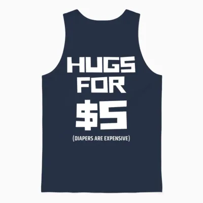 Designhugs for 5 Retro Unisex Tank Top - Navy